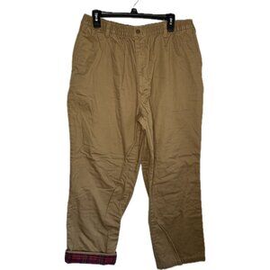 Flannel Lined Pants Work Winter Mens Size 40 Vintage 90s Haband Ice House